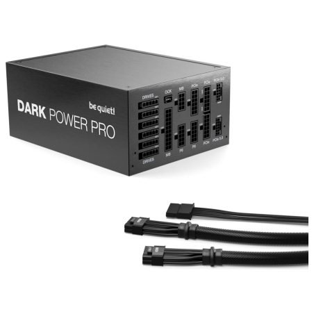 Be Quiet Power Supply|BE QUIET|1600 Watts|Peak Power 1700 Watts|Efficiency 80 PLUS TITANIUM|PFC Active|MTBF 100000 hours|BN332