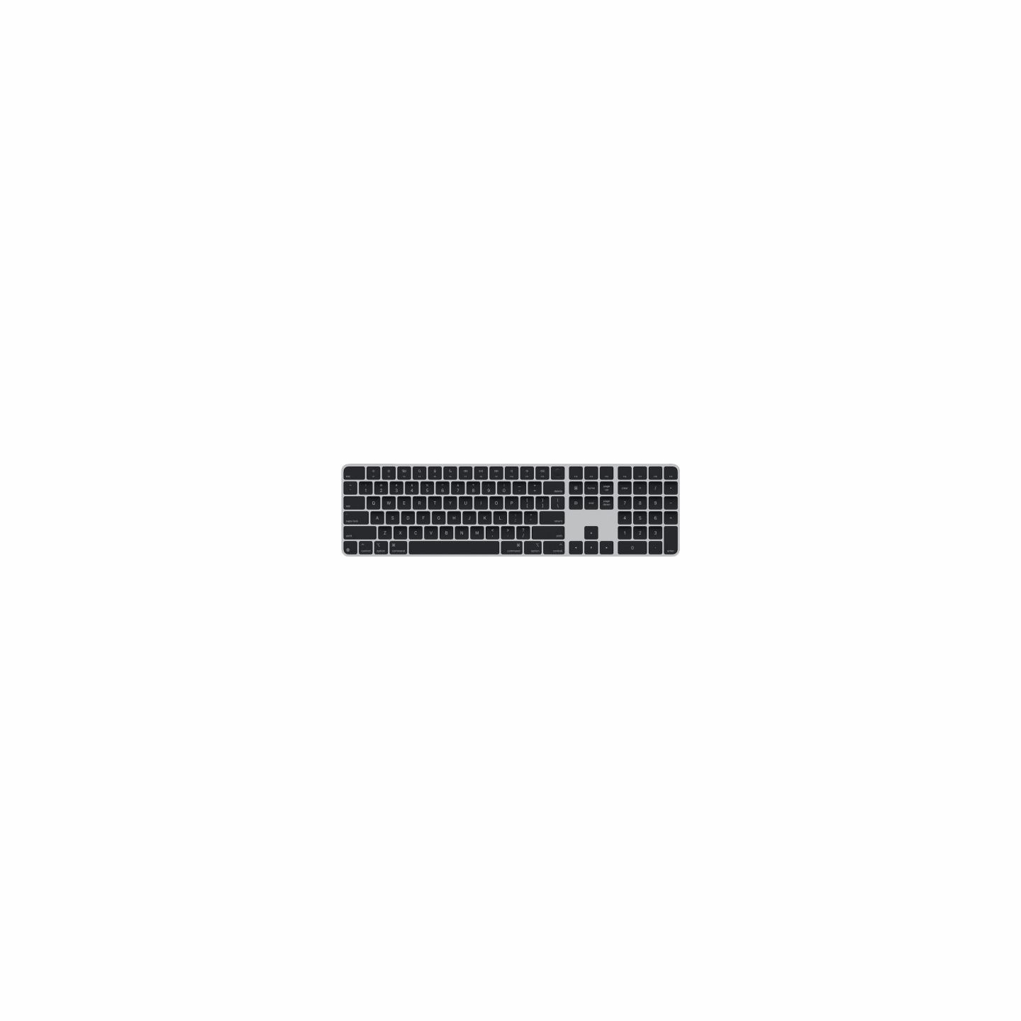 Apple Magic Keyboard with Touch ID and Numeric Keypad for Mac models with Apple silicon - US English - Black Keys