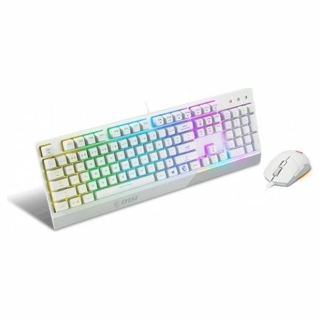 MSI Set Vigor GK30 Combo White Keyboard + Mouse