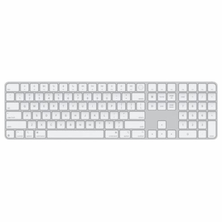 Apple Magic Keyboard with Touch ID and Numeric Keypad for Mac models with Apple silicon - US English - White Keys
