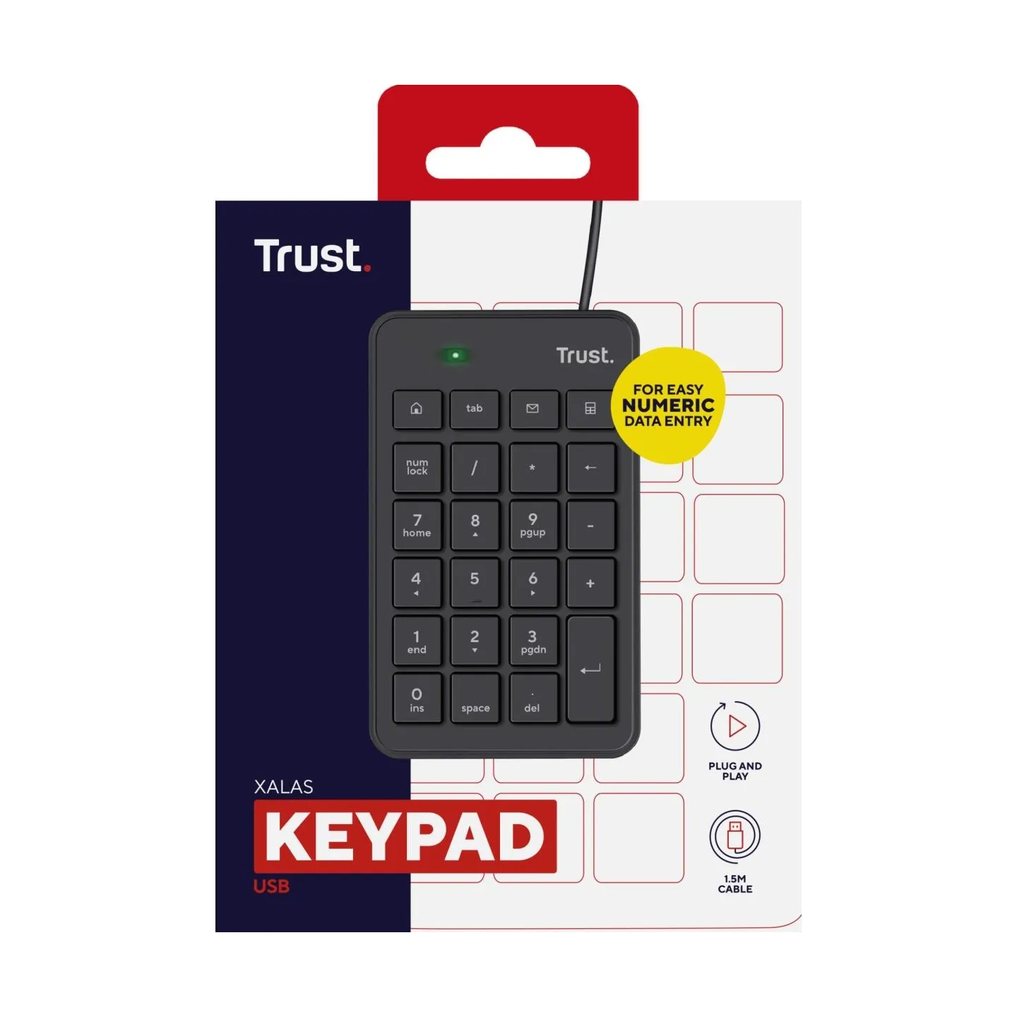 Trust KEYBOARD NUMERIC XALAS/22221 TRUST