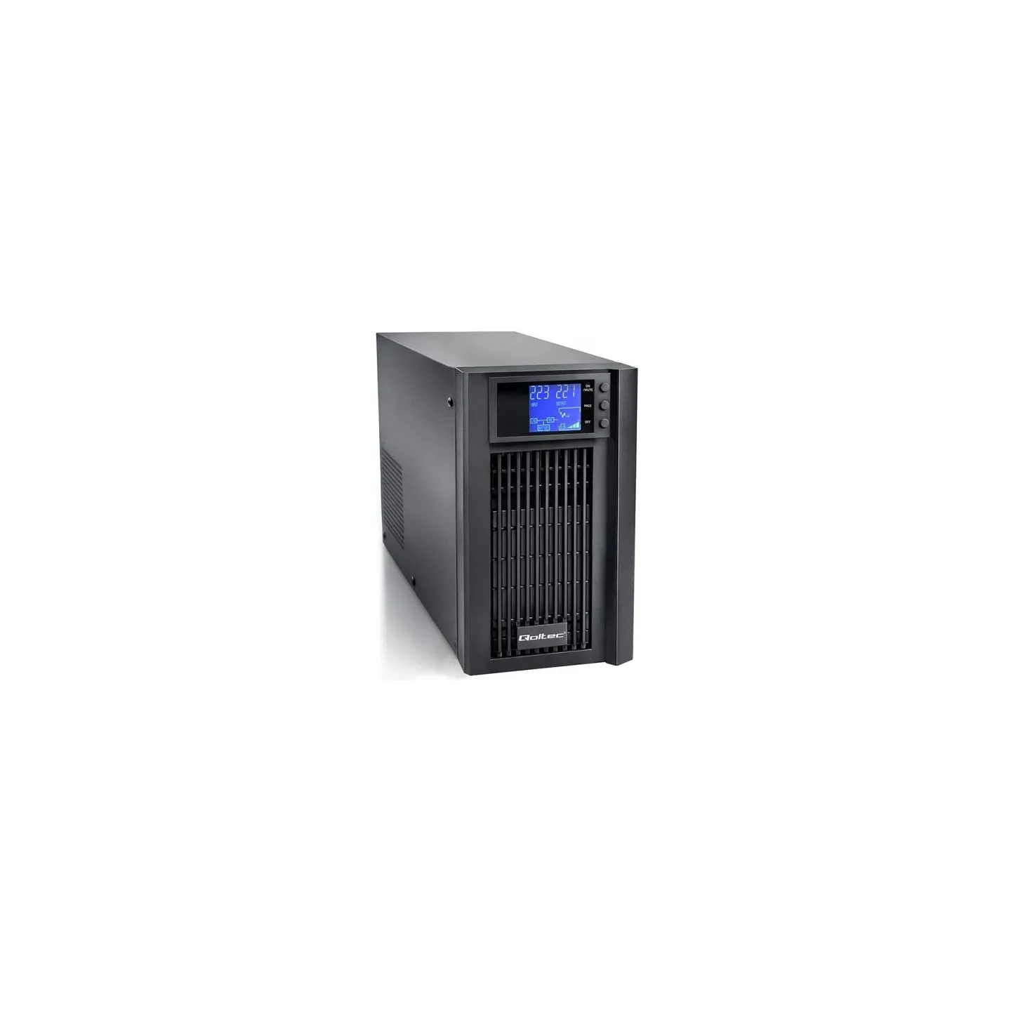 Qoltec Pure Sine Wave UPS 3kVA 2400W AVR LCD