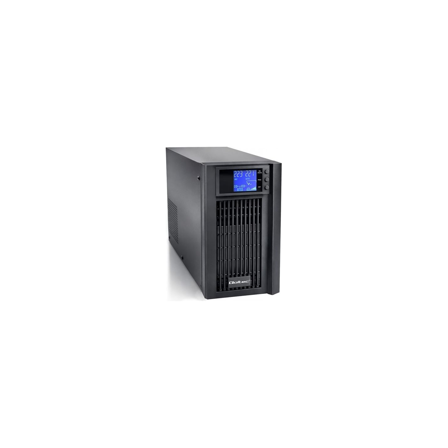 Qoltec UPS 3kVA 2400W AVR LCD