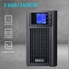 Qoltec UPS 3kVA 2400W AVR LCD