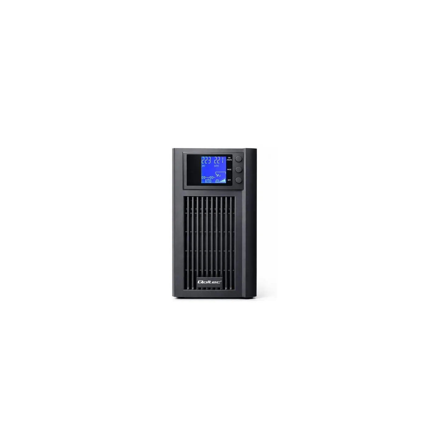 Qoltec Pure Sine Wave UPS 3kVA 2400W AVR LCD