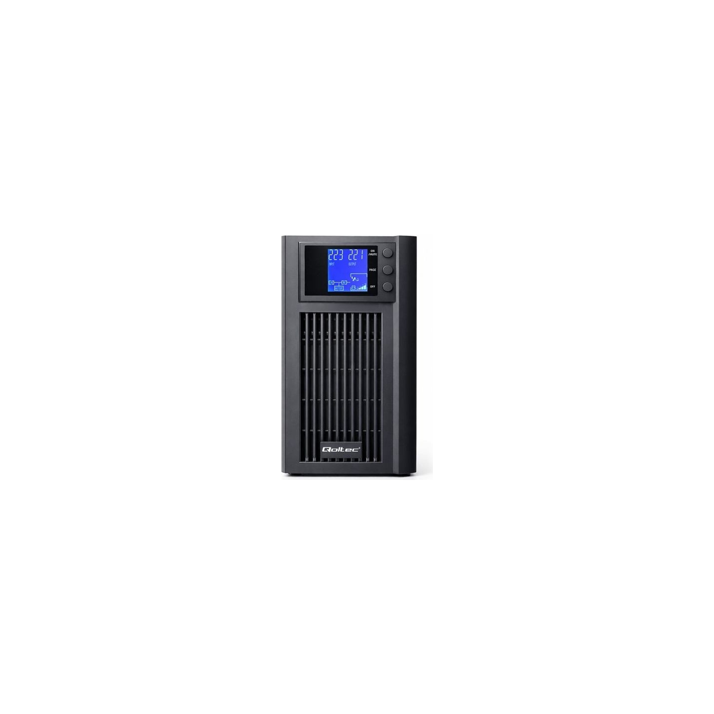 Qoltec UPS 3kVA 2400W AVR LCD