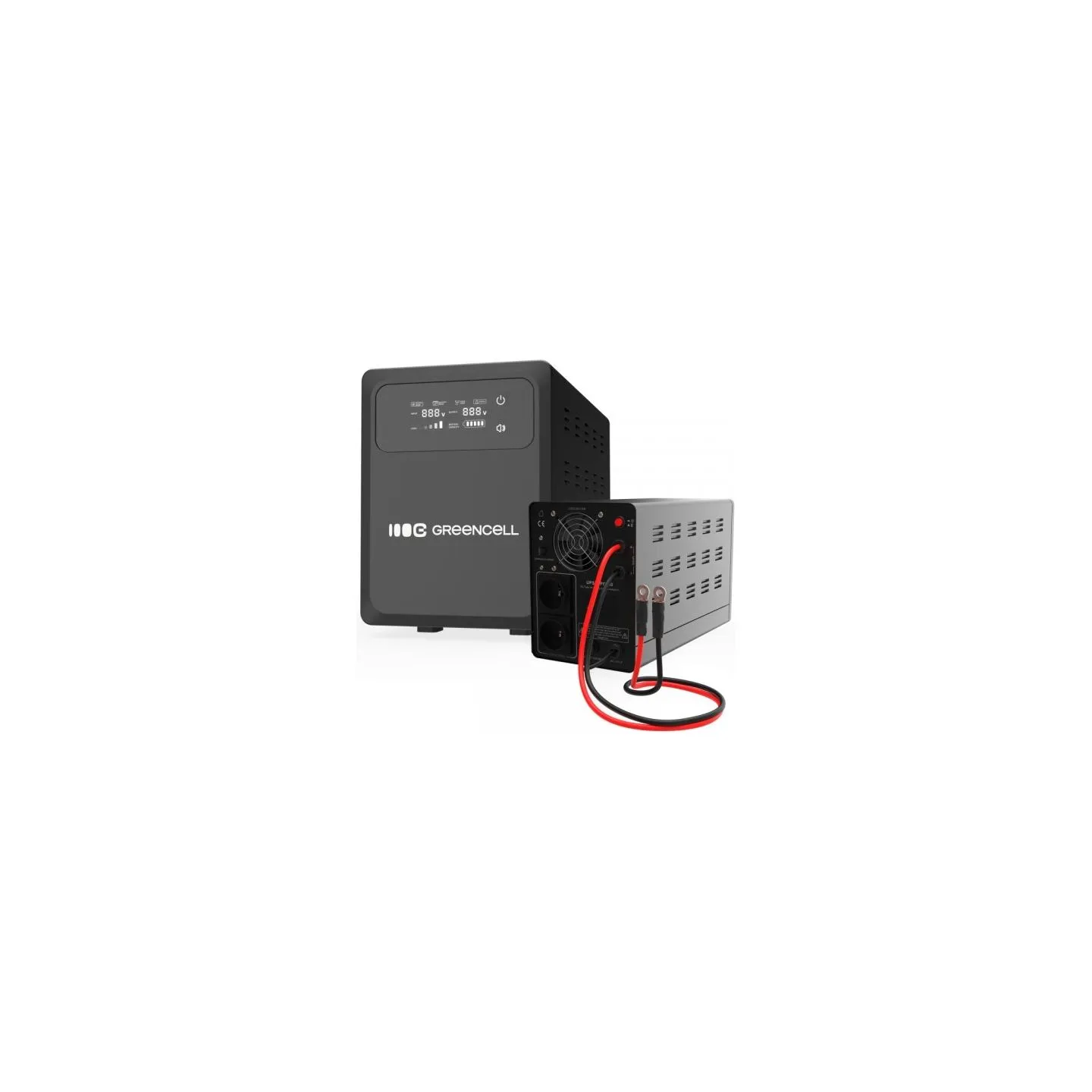 Green Cell UPS AVR PowerCore 800W/1200VA 12VDC