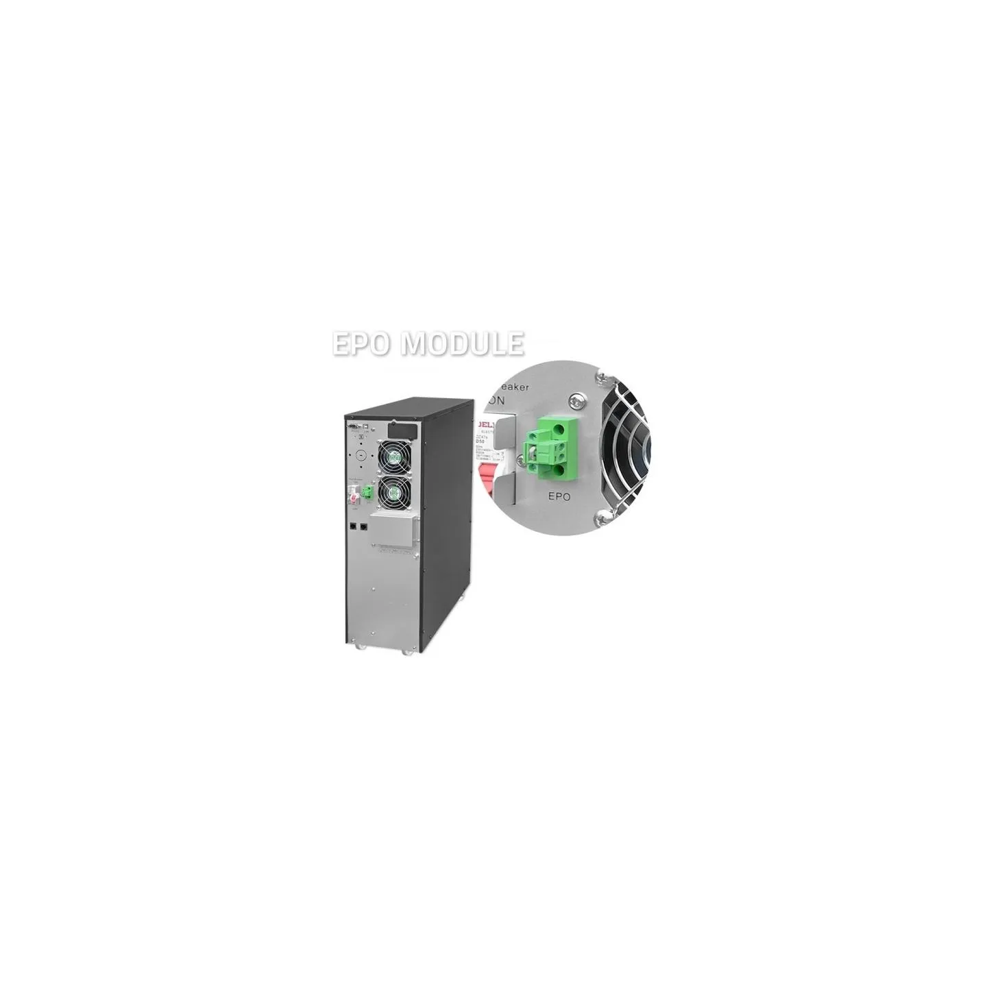 Qoltec UPS 6kVA, 6000W, PF 1.0 LCD, EPO, USB, On line