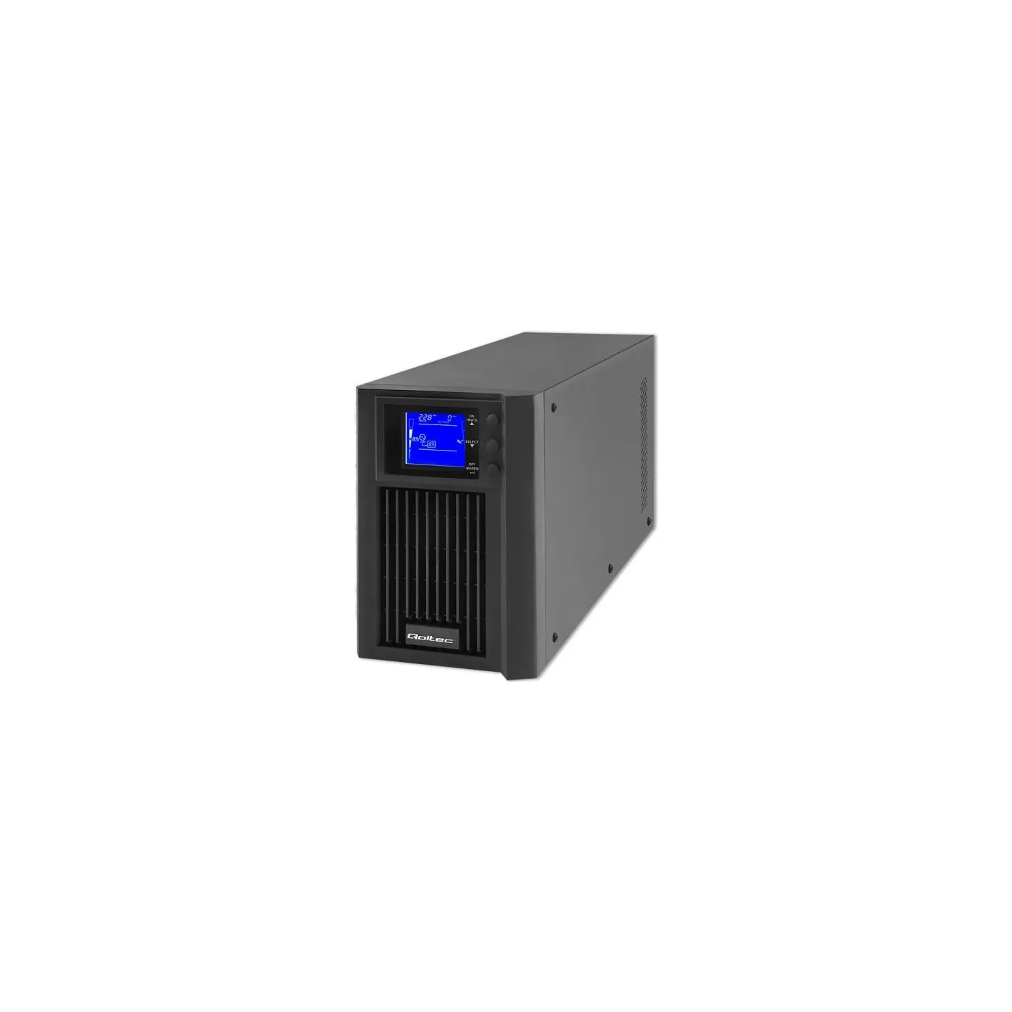 Qoltec UPS on line Pure Sine Wave, 2kVA, 1.6kW, LCD