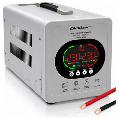 Qoltec Pure Sine Wave UPS 1000VA/720W