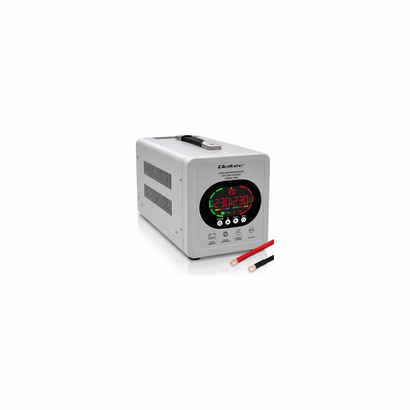Qoltec Pure Sine Wave UPS 1000VA/720W
