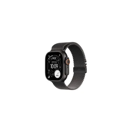 Apple Watch Ultra 3 GPS + Cellular 49mm Black Titanium Case with Black Titanium Milanese Loop - Medium
