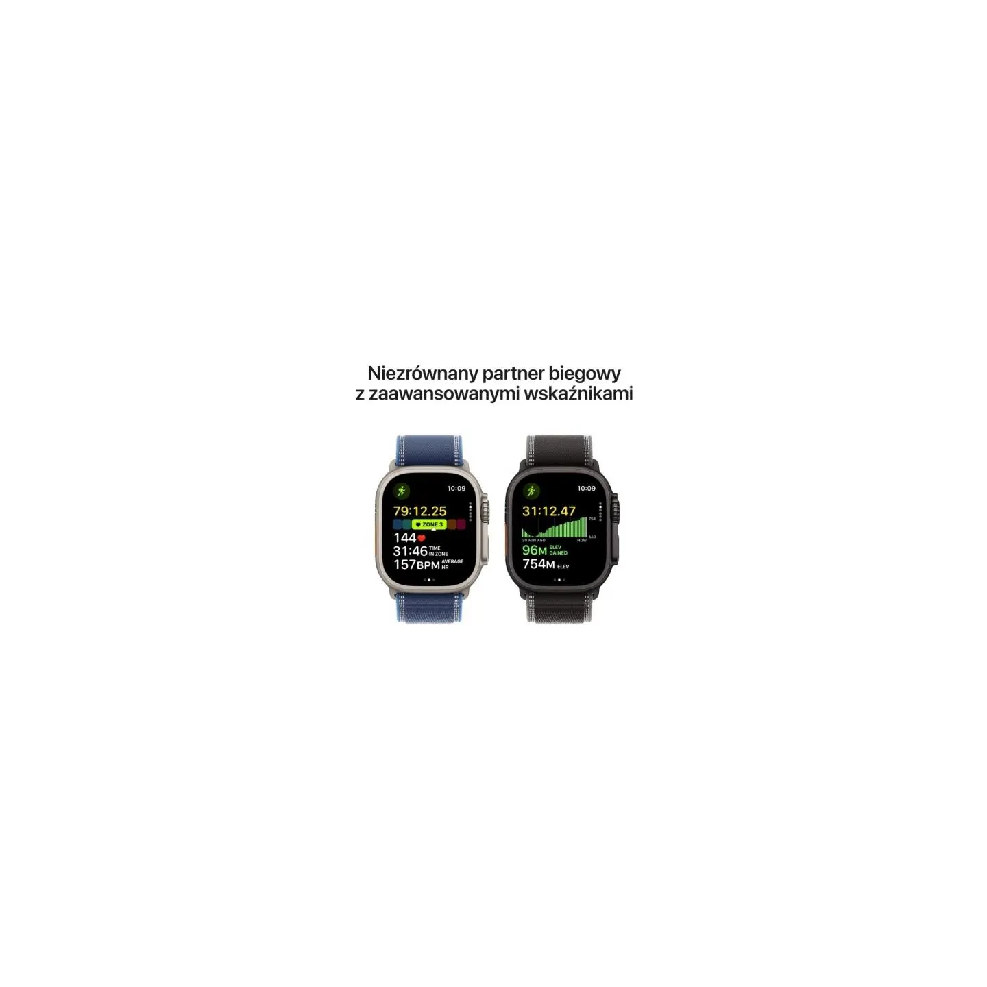 Apple Watch Ultra 3 GPS + Cellular 49mm Black Titanium Case with Black Titanium Milanese Loop - Medium