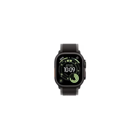 Apple Watch Ultra 3 GPS + Cellular 49mm Black Titanium Case with Black/Charcoal Trail Loop - S/M