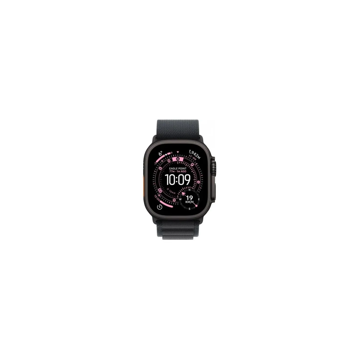 Apple Watch Ultra 3 GPS + Cellular 49mm Black Titanium Case with Black Alpine Loop - Small