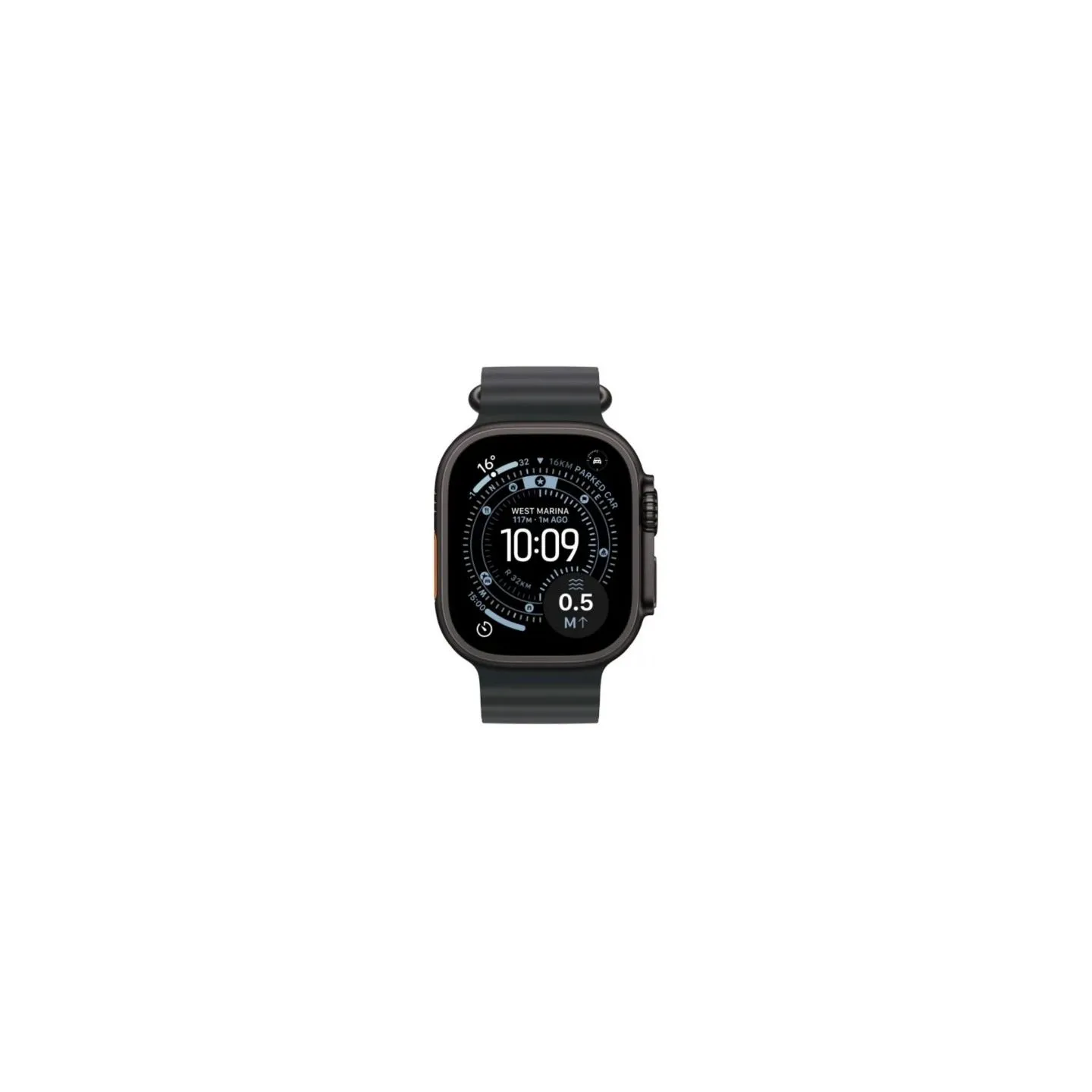 Apple Watch Ultra 3 GPS + Cellular 49mm Black Titanium Case with Black Ocean Band