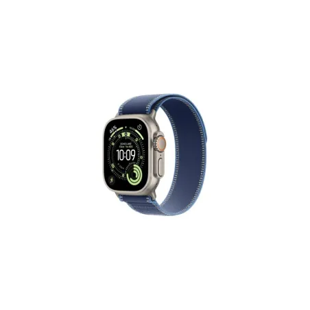 Apple Watch Ultra 3 GPS + Cellular 49mm Natural Titanium Case with Blue/Bright Blue Trail Loop - M/L