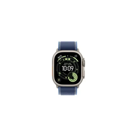 Apple Watch Ultra 3 GPS + Cellular 49mm Natural Titanium Case with Blue/Bright Blue Trail Loop - M/L