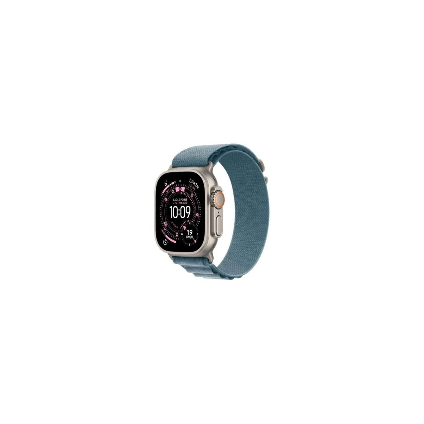 Apple Watch Ultra 3 GPS + Cellular 49mm Natural Titanium Case with Light Blue Alpine Loop - Small
