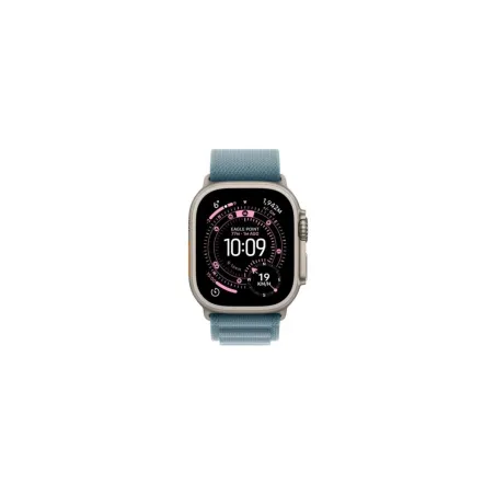 Apple Watch Ultra 3 GPS + Cellular 49mm Natural Titanium Case with Light Blue Alpine Loop - Small