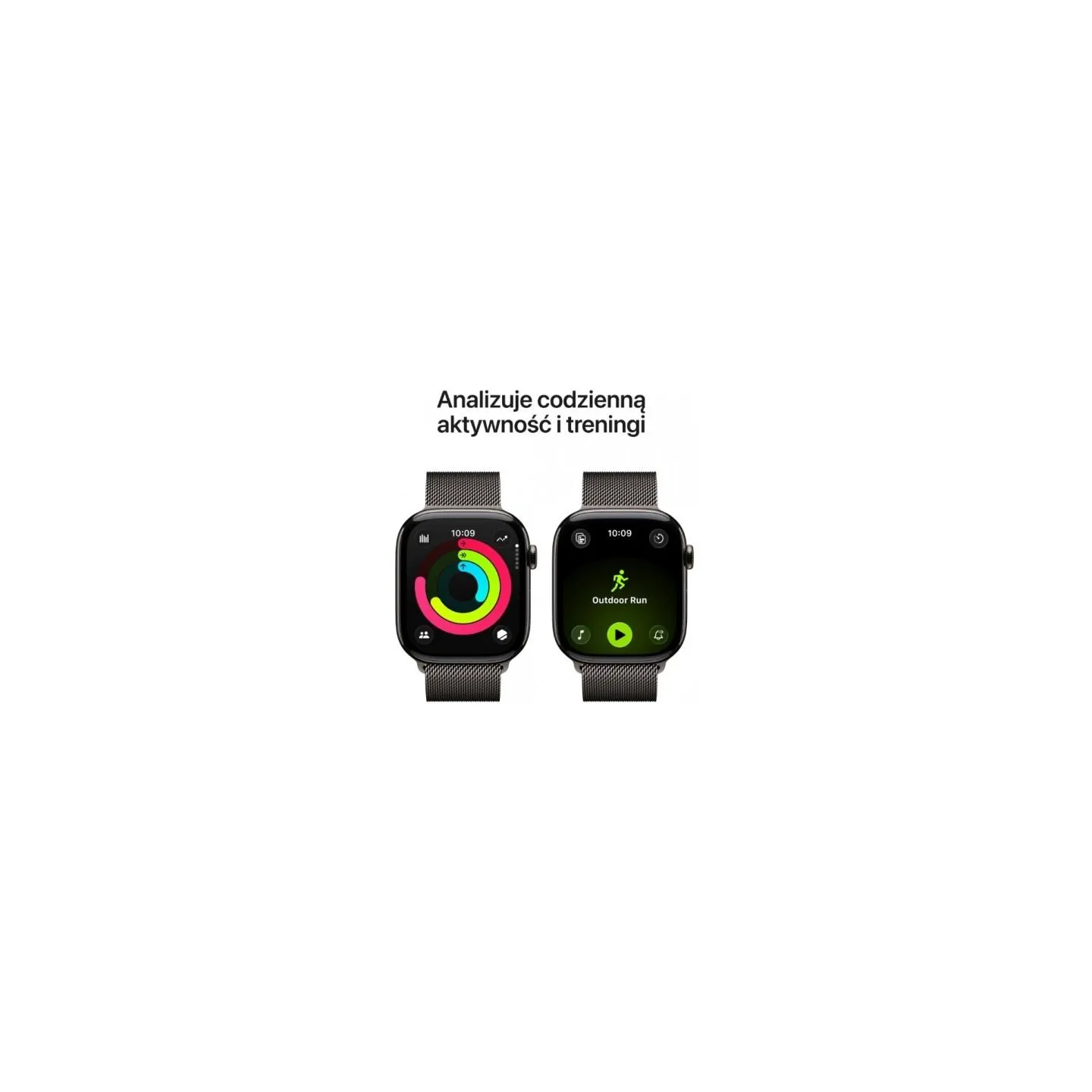 Apple Watch Series 11 GPS + Cellular 46mm Slate Titanium Case with Slate Milanese Loop M/L