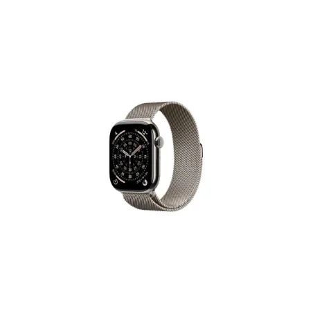 Apple Watch Series 11 GPS + Cellular 46mm Natural Titanium Case with Natural Milanese Loop