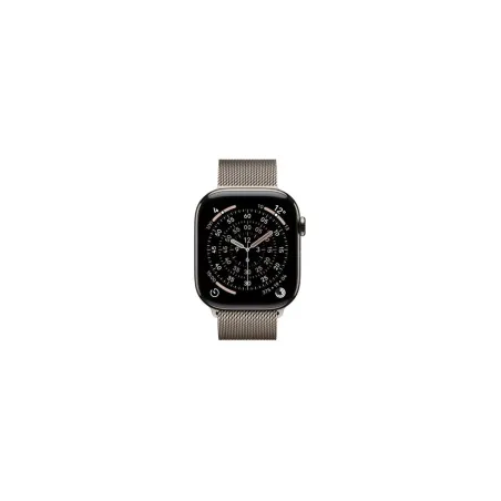 Apple Watch Series 11 GPS + Cellular 46mm Natural Titanium Case with Natural Milanese Loop