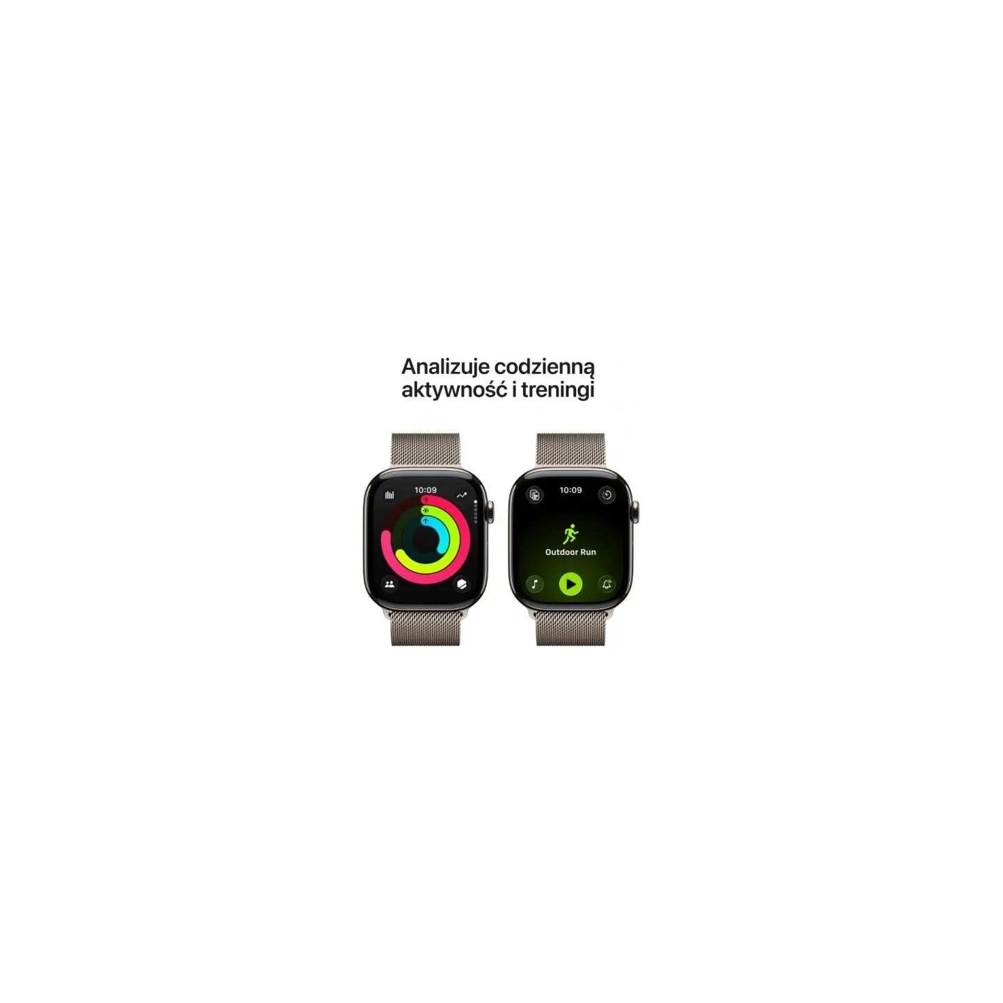Apple Watch Series 11 GPS + Cellular 46mm Natural Titanium Case with Natural Milanese Loop