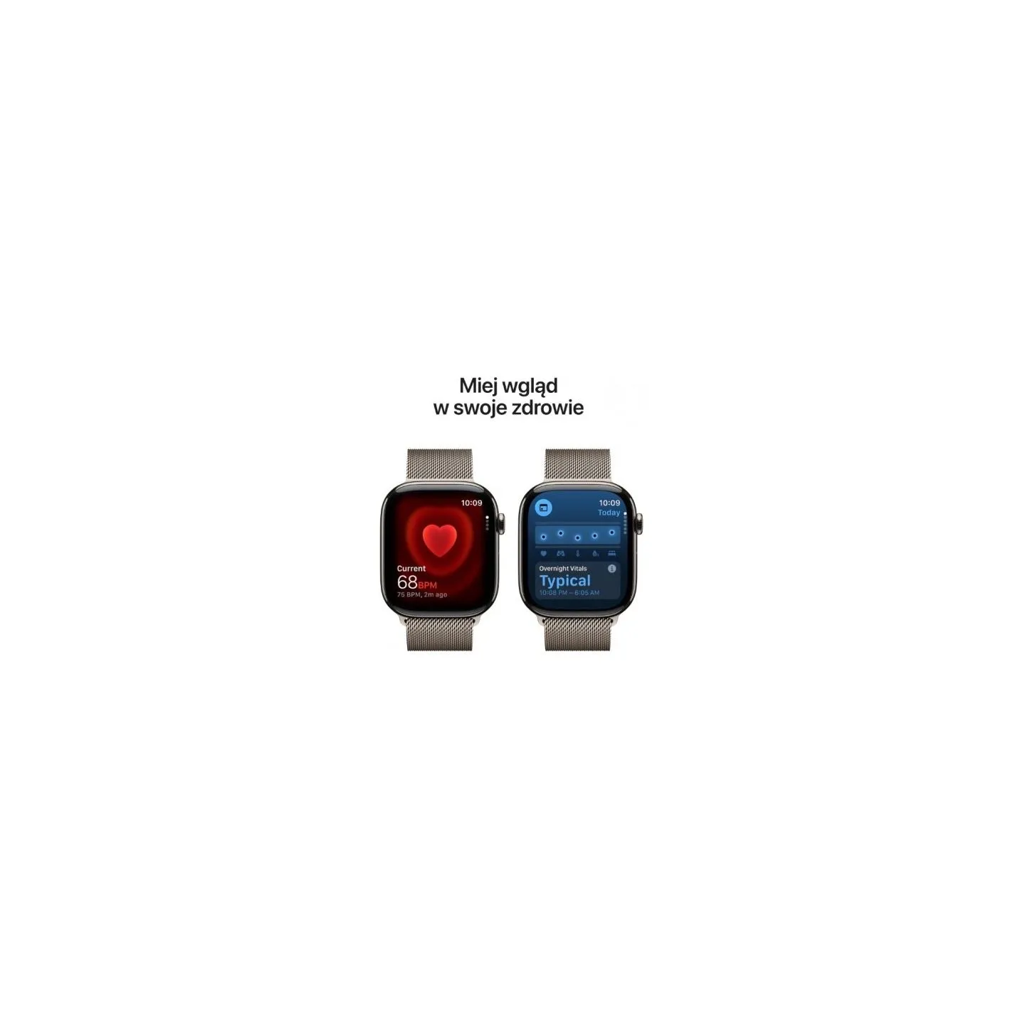 Apple Watch Series 11 GPS + Cellular 46mm Natural Titanium Case with Natural Milanese Loop