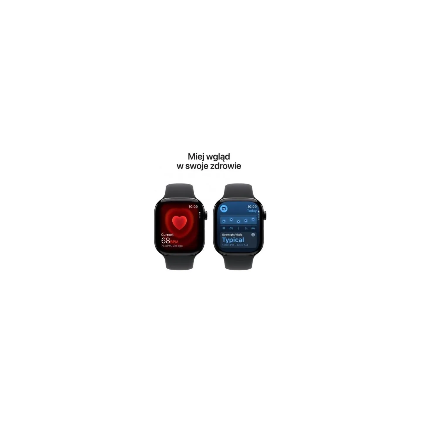 Apple Watch Series 11 GPS+Cellular 46mm Jet Black Aluminium Case with Black Sport Band - M/L