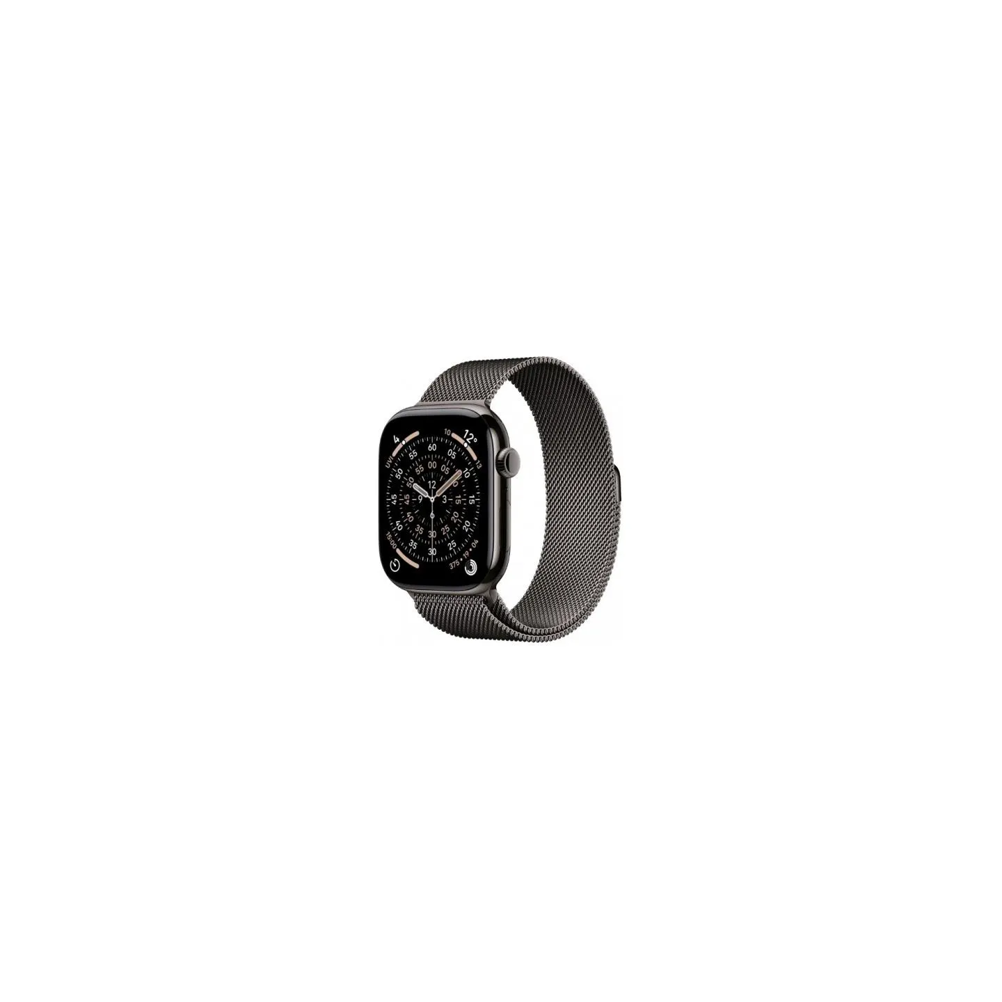 Apple Watch Series 11 GPS + Cellular 42mm Slate Titanium Case with Slate Milanese Loop