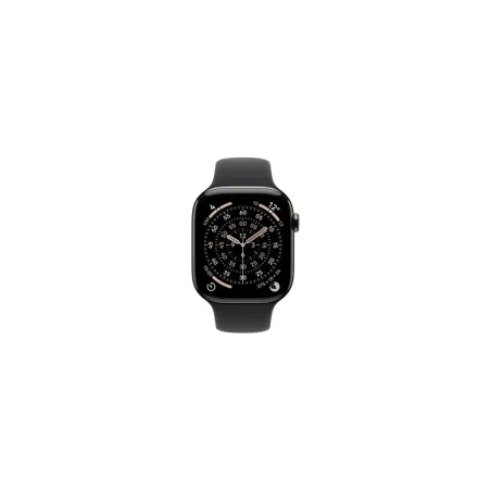 Apple Watch Series 11 GPS + Cellular 42mm Slate Titanium Case with Black Sport Band - M/L