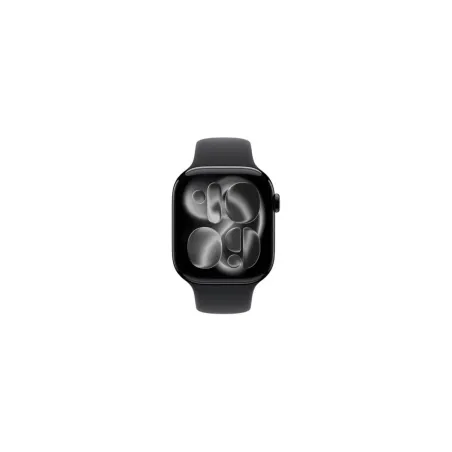 Apple Watch Series 11 GPS + Cellular 42mm Natural Titanium Case with Stone Grey Sport Band - S/M