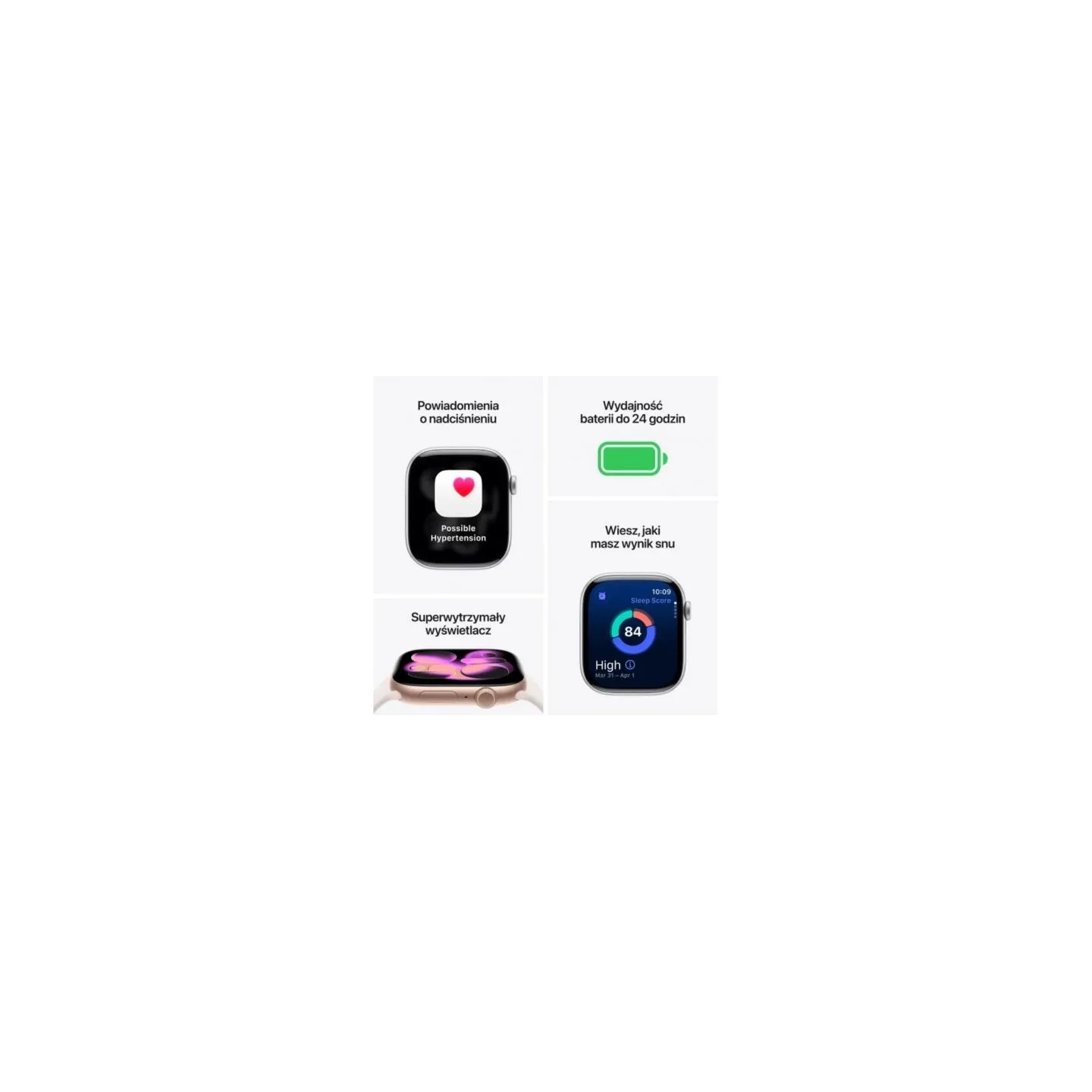 Apple Watch Series 11 GPS + Cellular 42mm Natural Titanium Case with Stone Grey Sport Band - S/M