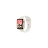 Apple Watch SE 3 GPS 44mm Starlight Aluminium Case with Starlight Sport Band - M/L