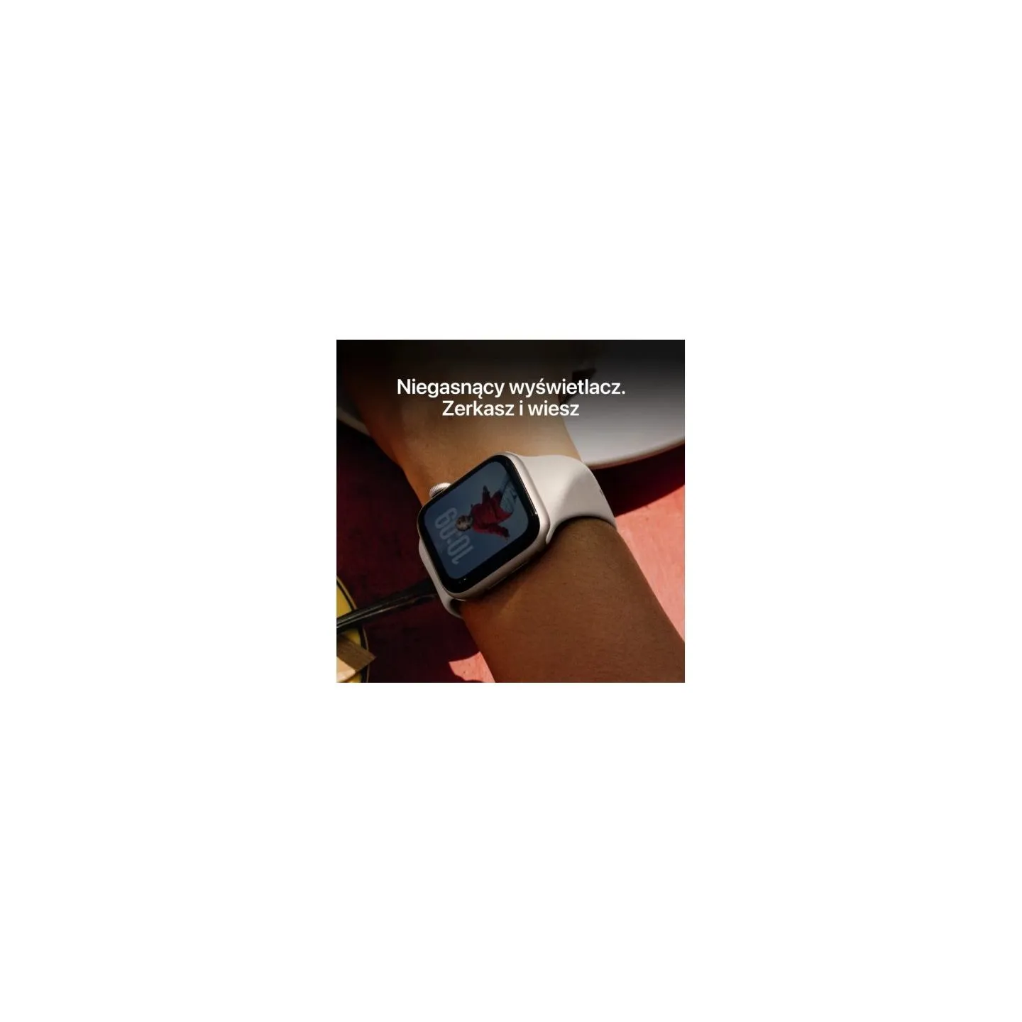 Apple Watch SE 3 GPS 44mm Starlight Aluminium Case with Starlight Sport Band - S/M