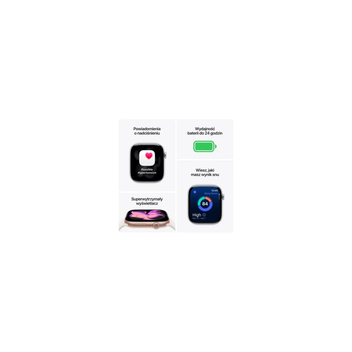 Apple Watch Series 11 GPS 42mm Rose Gold Aluminium Case with Light Blush Sport Band - S/M