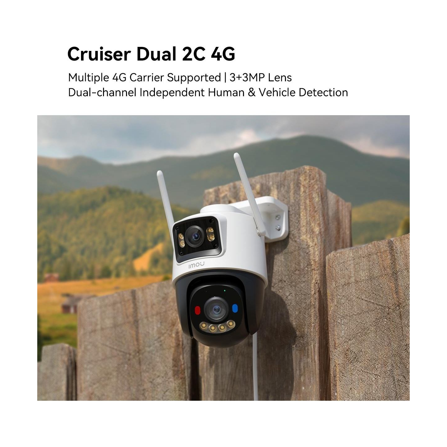 Imou WRL CAMERA 3MP CRUISER DUAL 2C/4G IPC-S7XCP-6M1TED IMOU