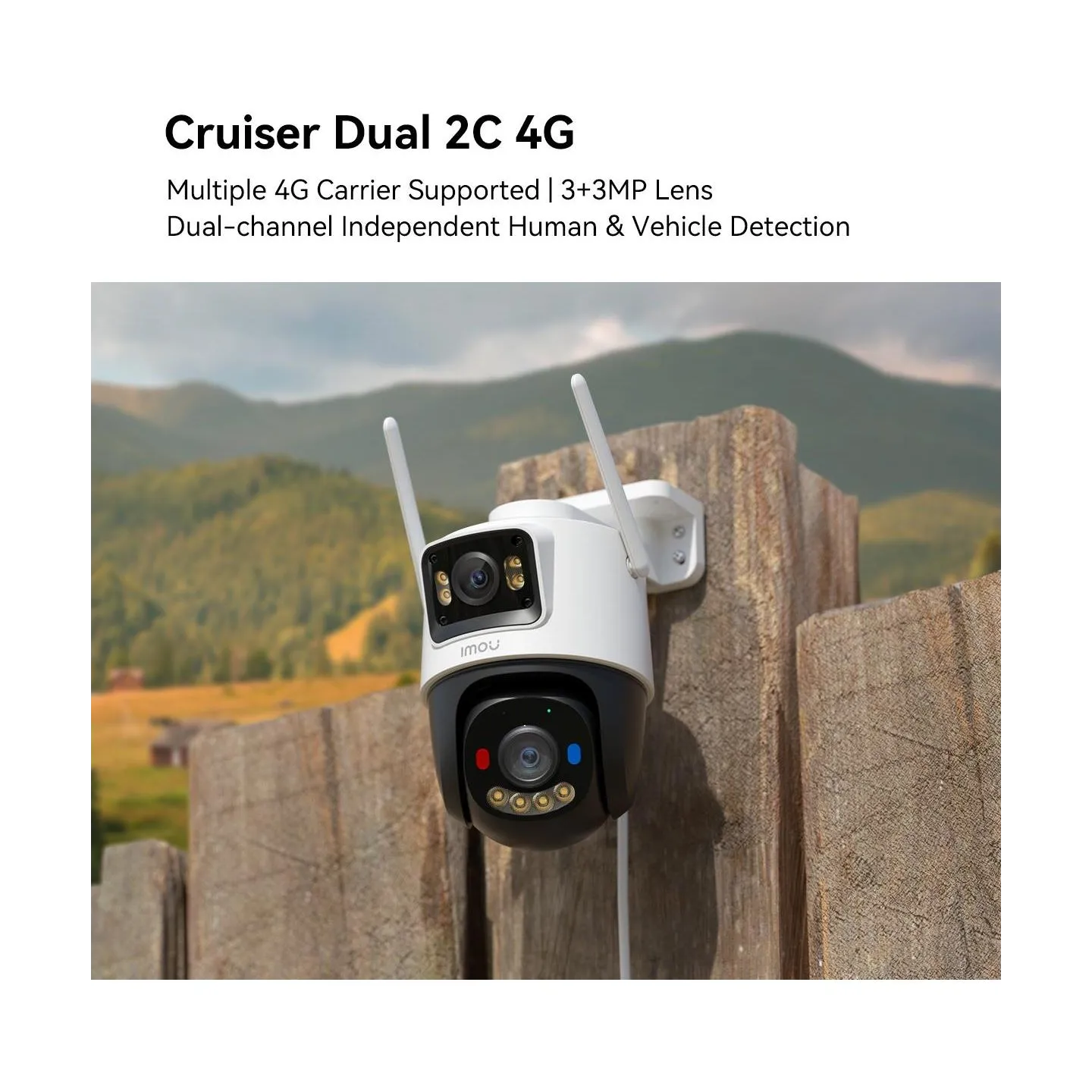 Imou WRL CAMERA 3MP CRUISER DUAL 2C/4G IPC-S7XCP-6M1TED IMOU