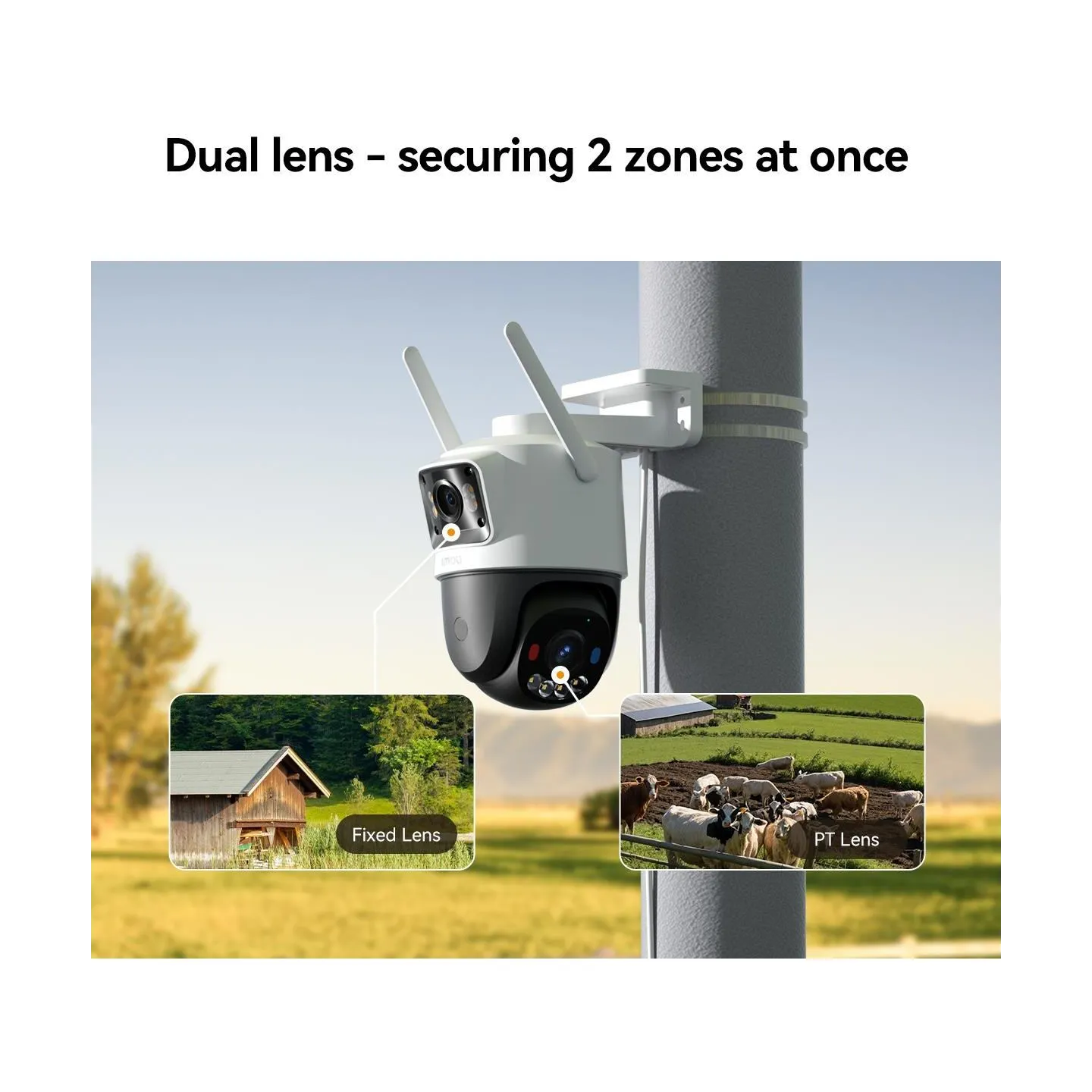 Imou WRL CAMERA 3MP CRUISER DUAL 2C/4G IPC-S7XCP-6M1TED IMOU