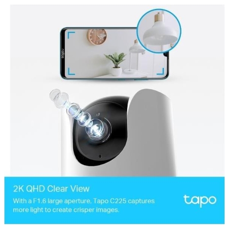 Tp-Link WRL CAMERA 2K QHD PAN/TILT/TAPO C225 TP-LINK