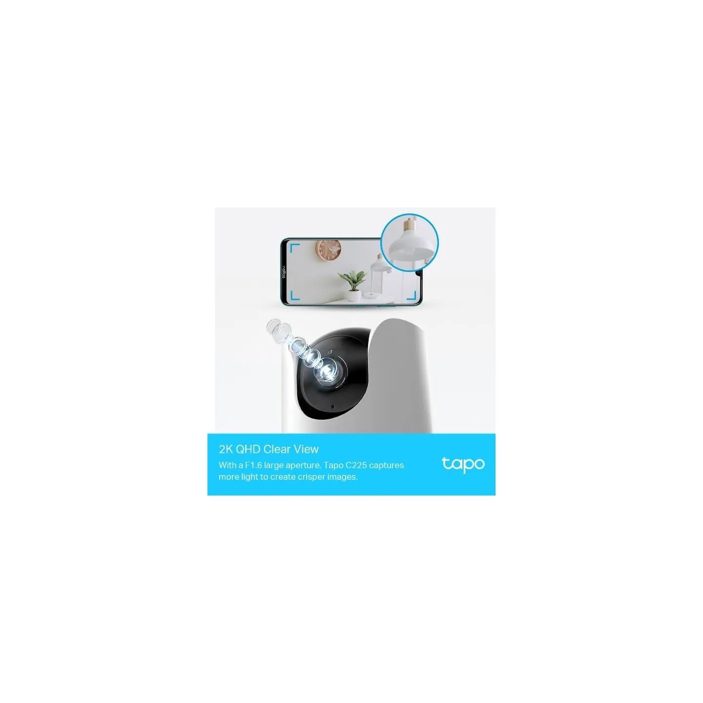 Tp-Link WRL CAMERA 2K QHD PAN/TILT/TAPO C225 TP-LINK