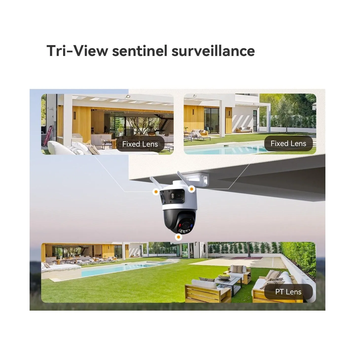 Imou WRL CAMERA 3MP CRUISER TRIPLE/IPC-S7UP-11M0WED IMOU
