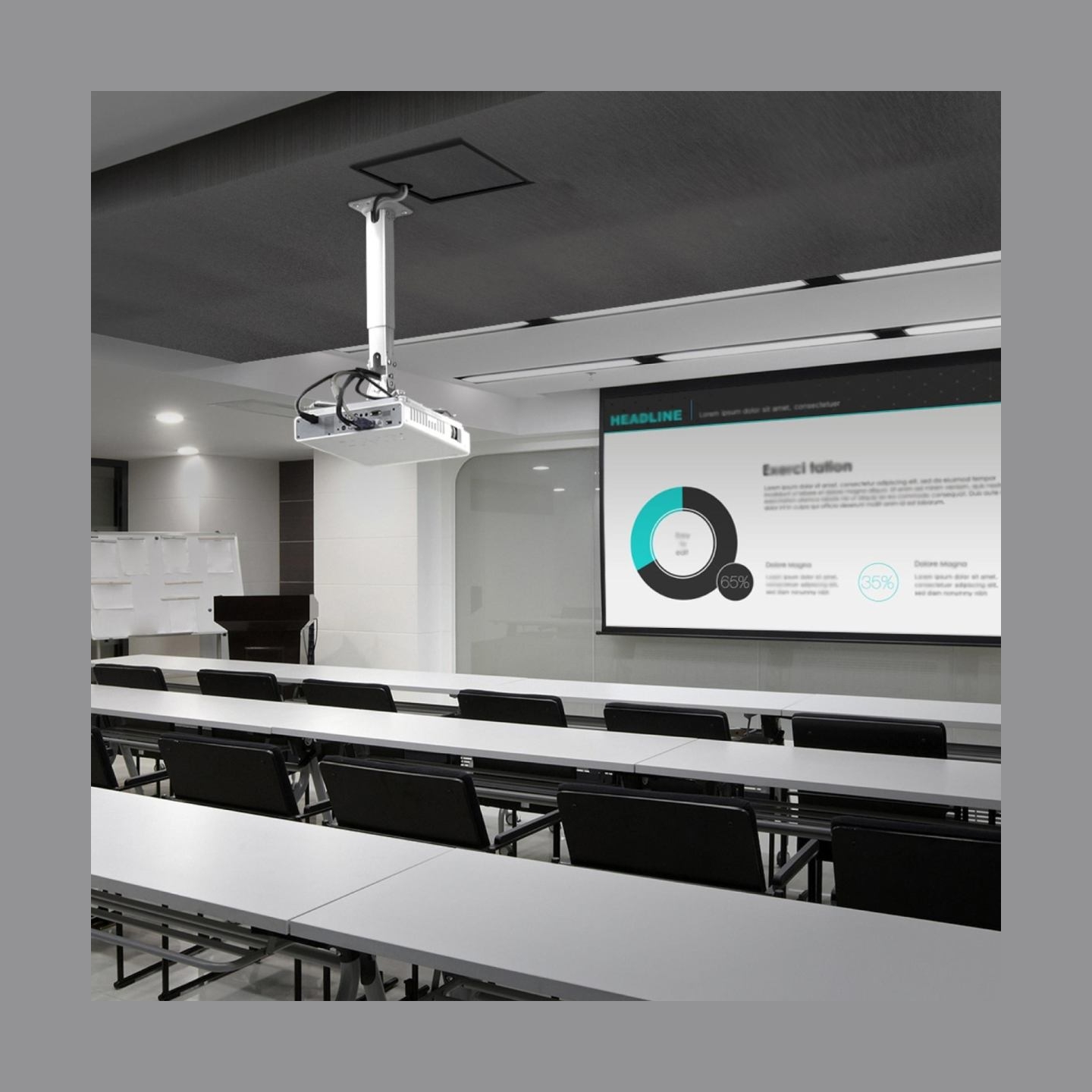 Onkron PROJECTOR ACC MOUNT/WHITE K5A-W ONKRON