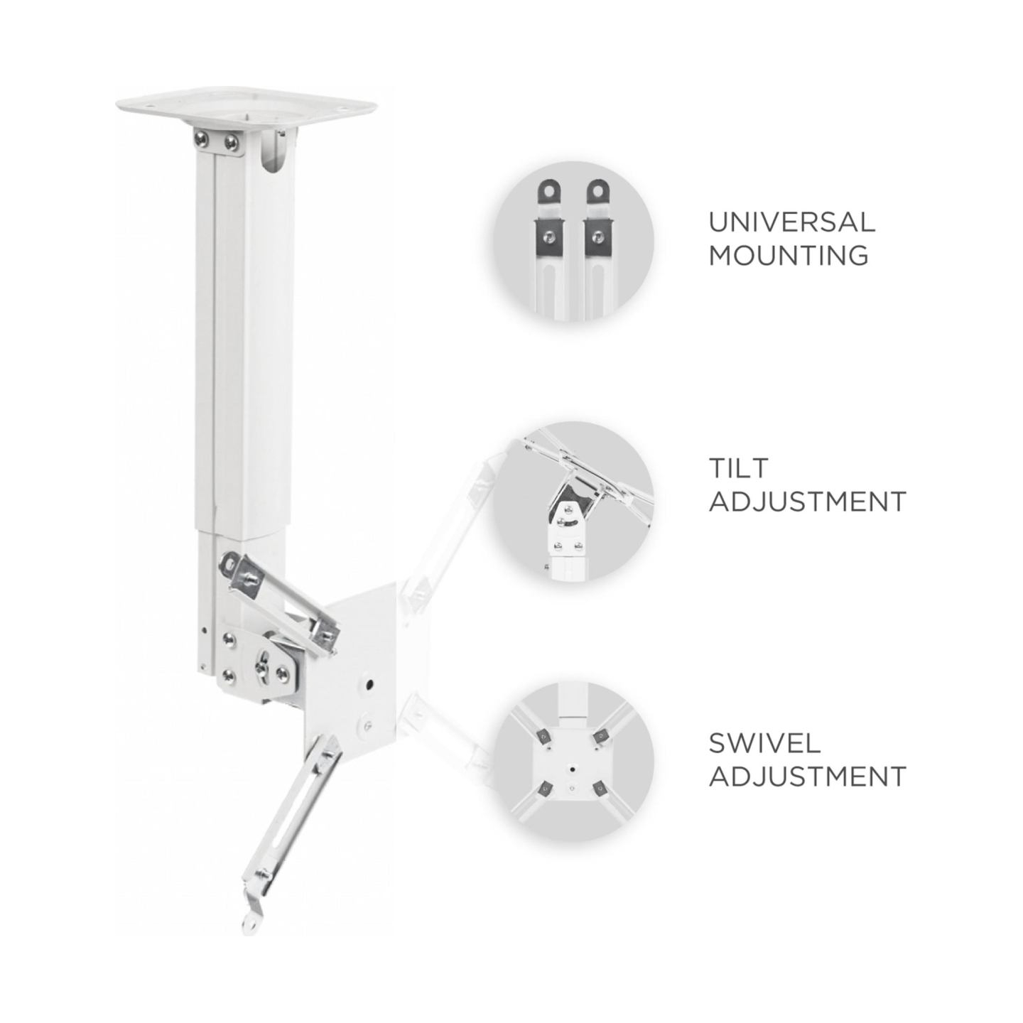 Onkron PROJECTOR ACC MOUNT/WHITE K5A-W ONKRON
