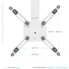 Onkron PROJECTOR ACC MOUNT/WHITE K5A-W ONKRON