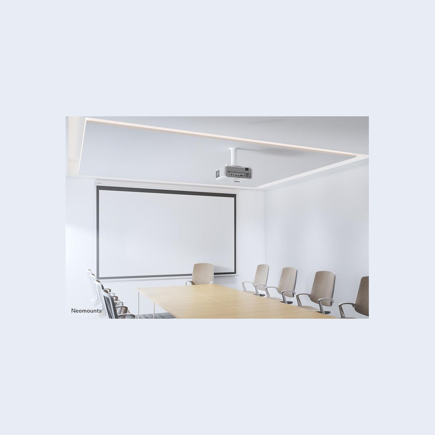 Neomounts PROJECTOR ACC CEILING MOUNT/BEAMER-C80WHITE NEOMOUNTS