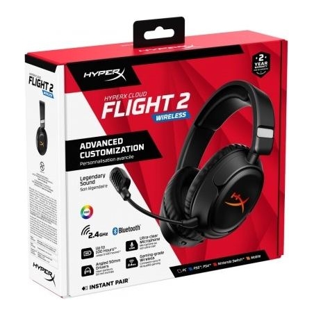 Hyperx Cloud Flight 2 - Wireless Gaming headset - B5VC4AA