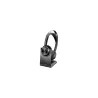 Poly Voyager Focus 2 Microsoft Teams Certified USB-C-C Headset +USB-C/A Adapter +Charging Stand 9T9J6AA