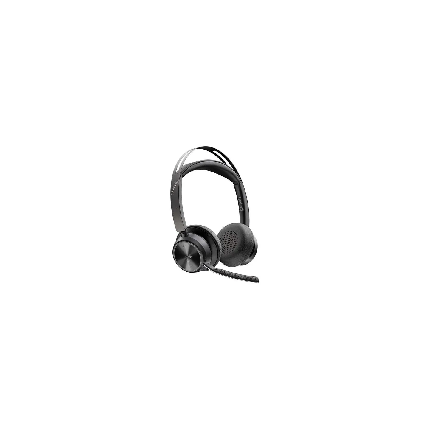 Poly Voyager Focus 2 Microsoft Teams Certified USB-C-C Headset +USB-C/A Adapter +Charging Stand 9T9J6AA